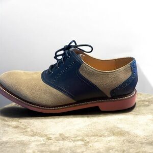 Cole Hahn  Blue and Tan Saddle Oxford Shoes